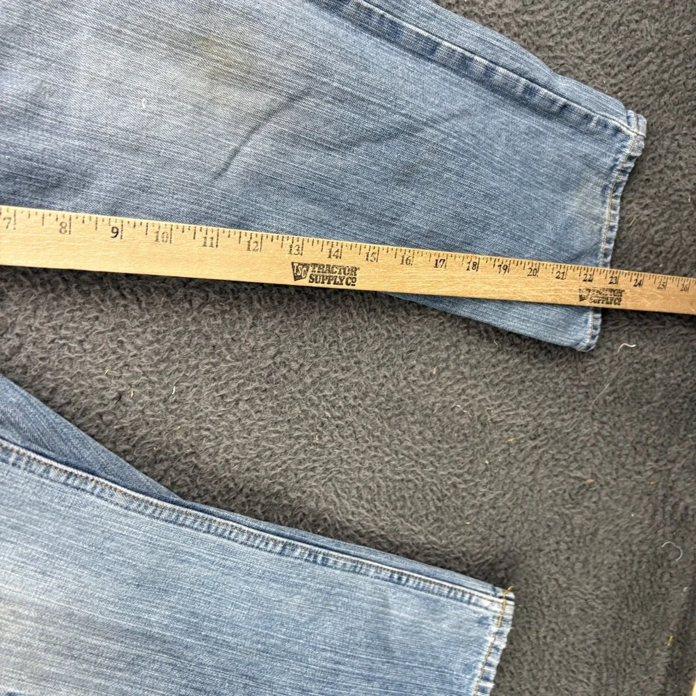 Polo Ralph Lauren Kids Size 8‎ Blue Denim Jeans Straight Leg Faded Distressed